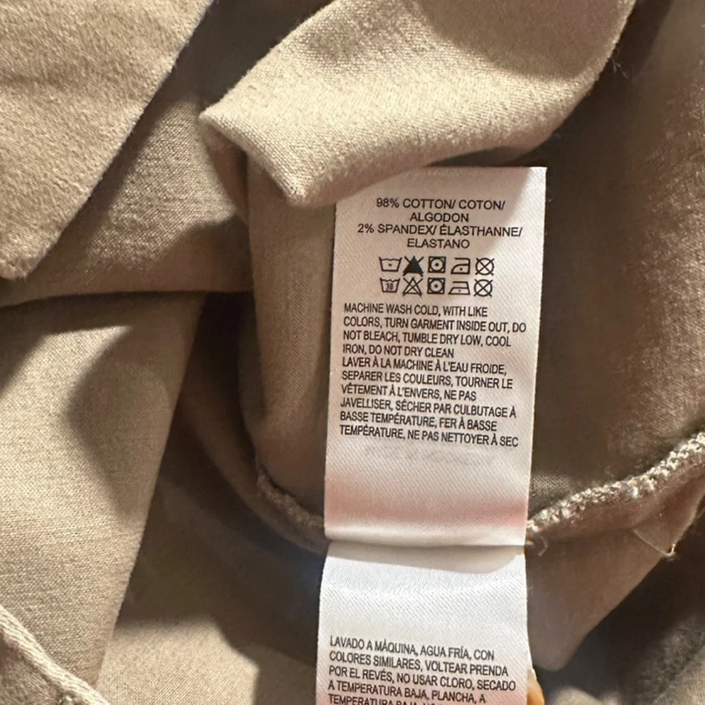 Lucky Brand Stretch Cotton Tan Utility Shirt Jacket Size Men’s Medium